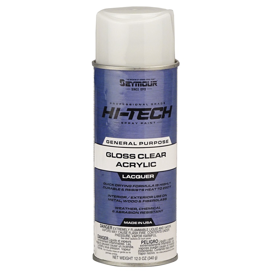 SEYMOUR® Hi-Tech Gloss Clear Acrylic Paint, 12 oz
